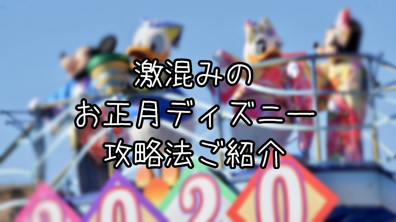 激混みのお正月ディズニーインパ日記