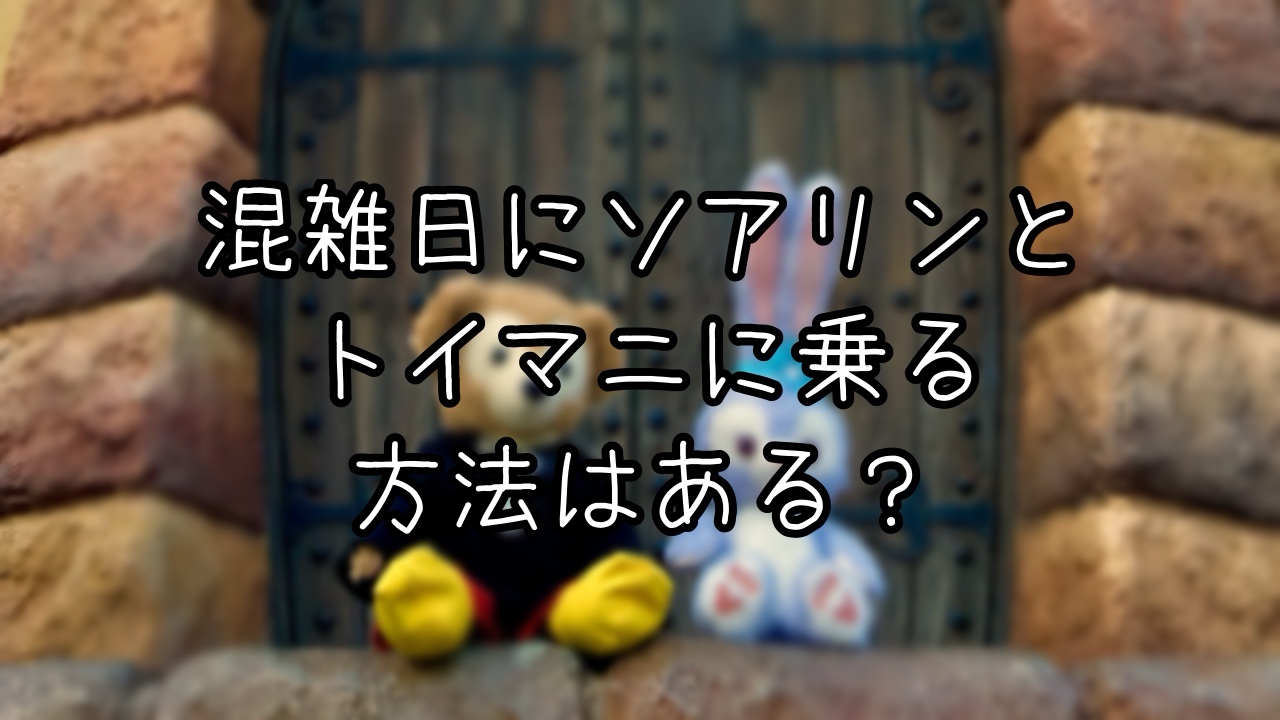 大混雑のTDSで遊びまくる1日