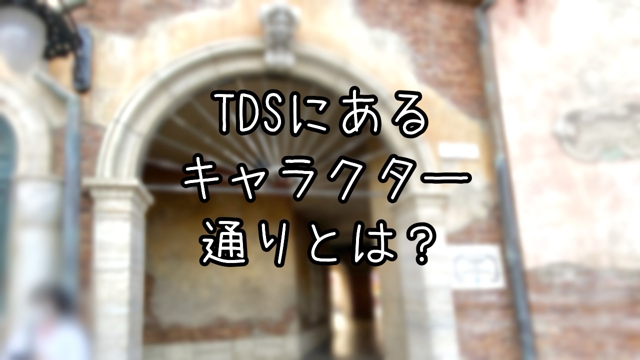 TDSにあるキャラクター通り