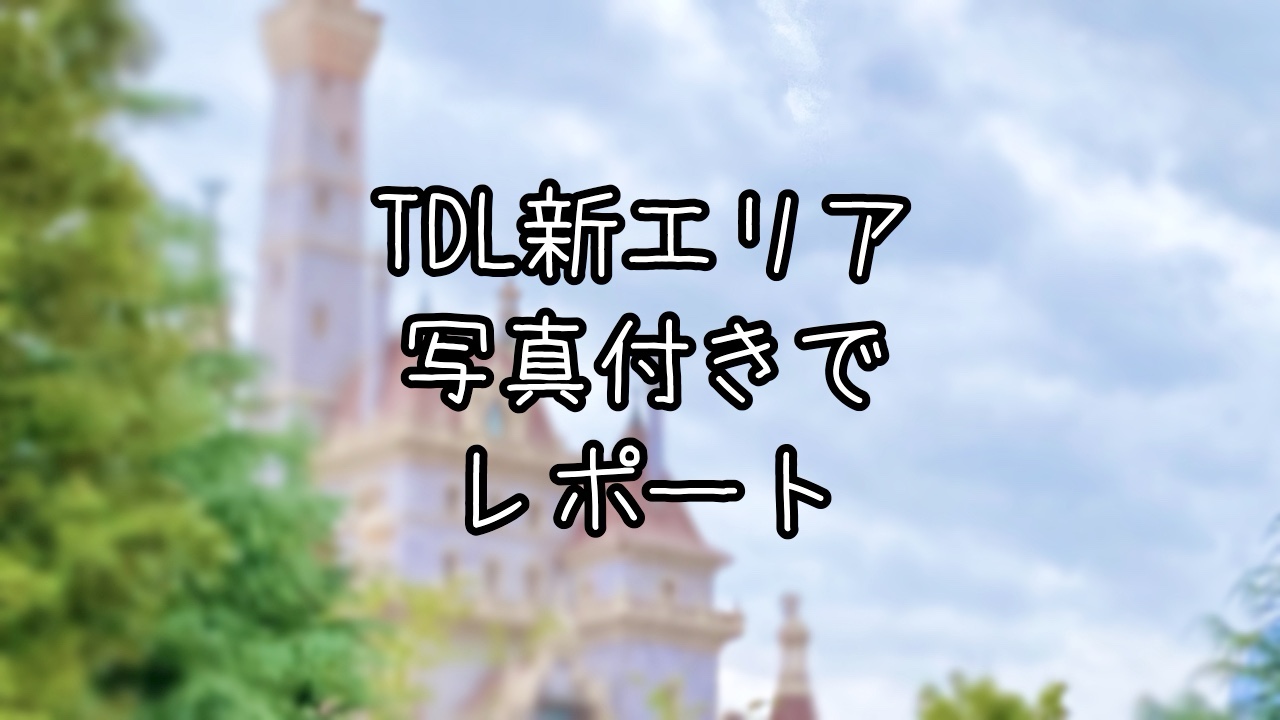 TDLの新エリアに行ってきたレポ