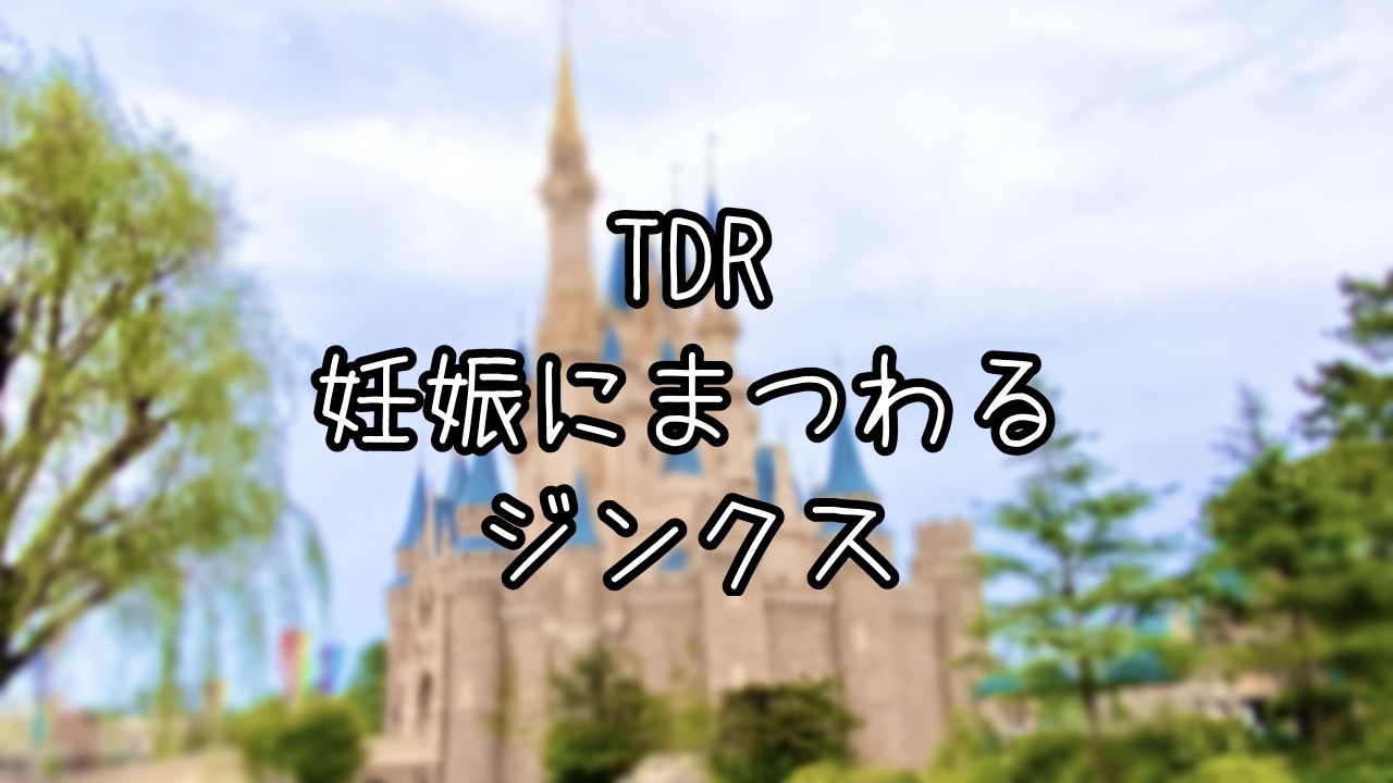 TDRにある妊娠にまつわるスポット