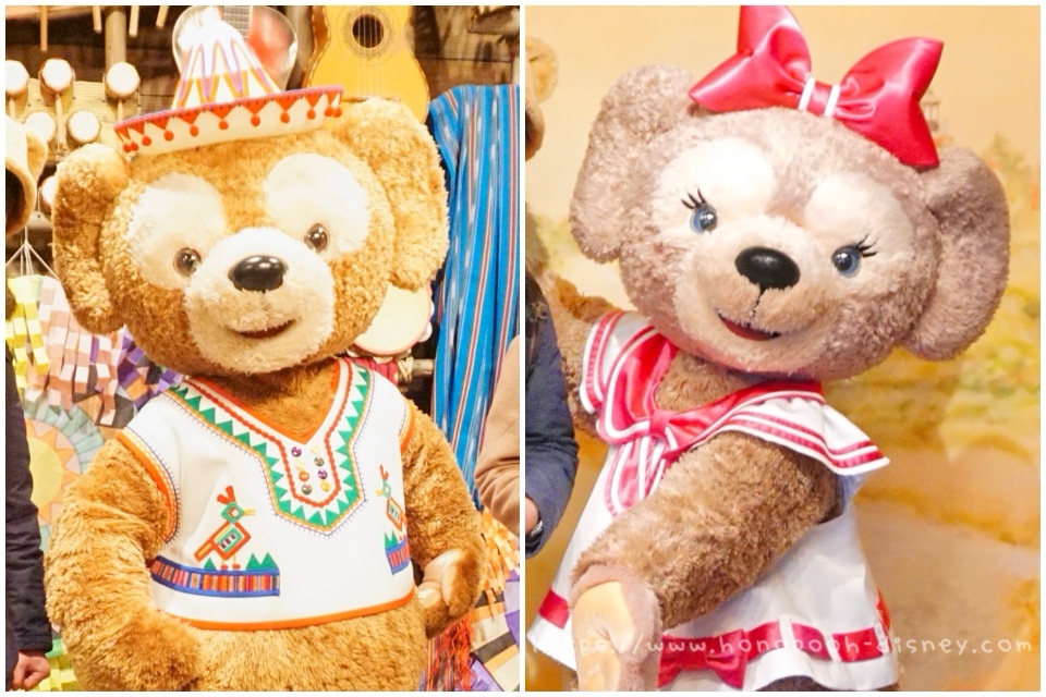 ダッフィーとシェリーメイのグリーティング