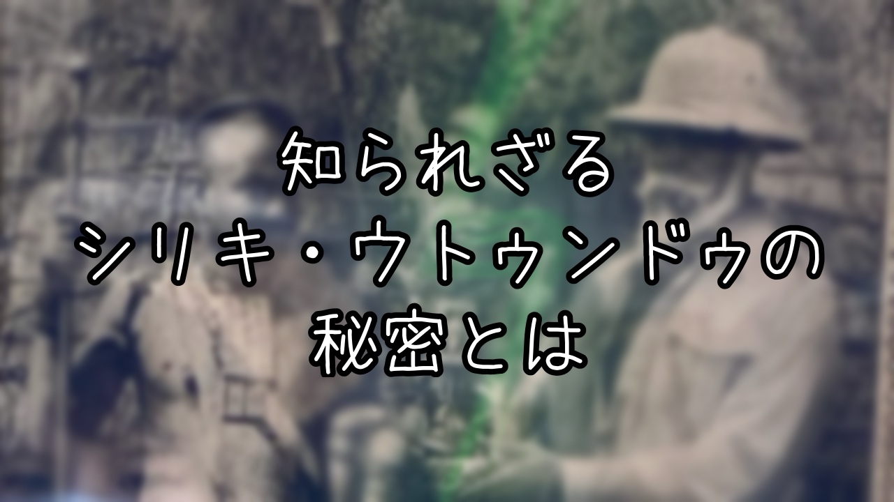 シリキ・ウトゥンドゥを徹底解説