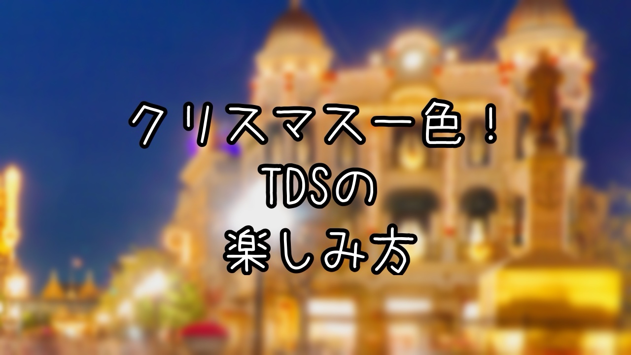 クリスマスのTDSインパ日記