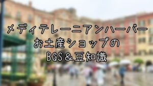 メディテレーニアンハーバーにあるショップのBGSまとめ