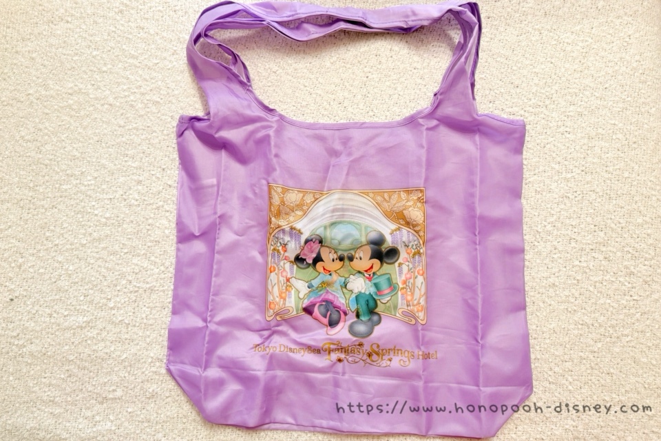 無料エコバッグを広げた状態（表面）