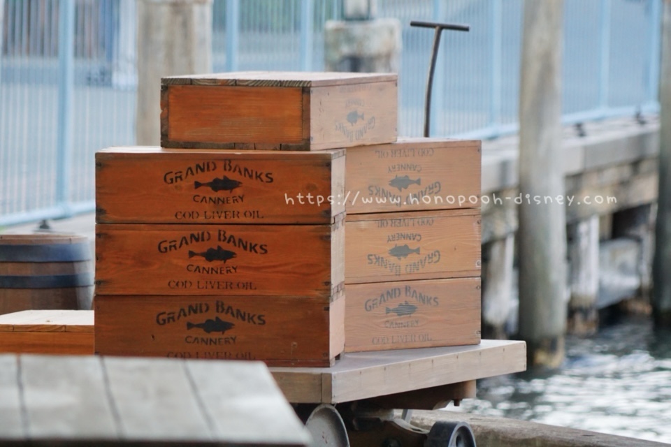 アメリカンウォーターフロント・ドックで見られる積荷