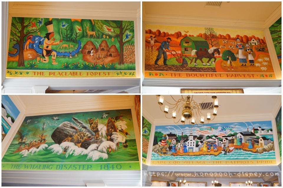 ケープコッド・クックオフのロビーの壁画