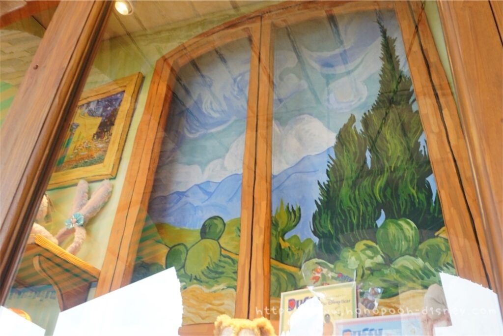 糸杉のある麦畑をオマージュした作品