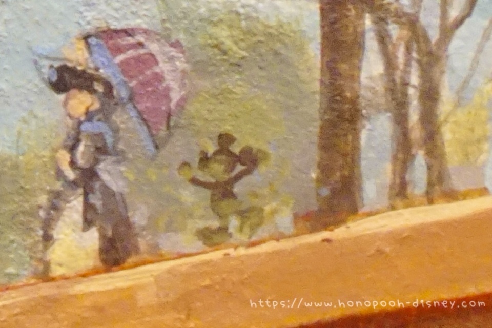 全身姿の隠れミッキー