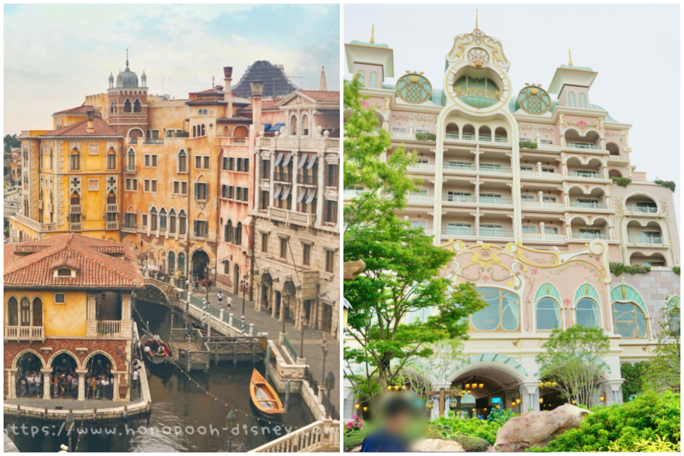 東京ディズニーシー・ホテルミラコスタと東京ディズニーシー・ファンタジースプリングスホテル