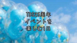 25周年のTDSをノープランで楽しんだインパ日記